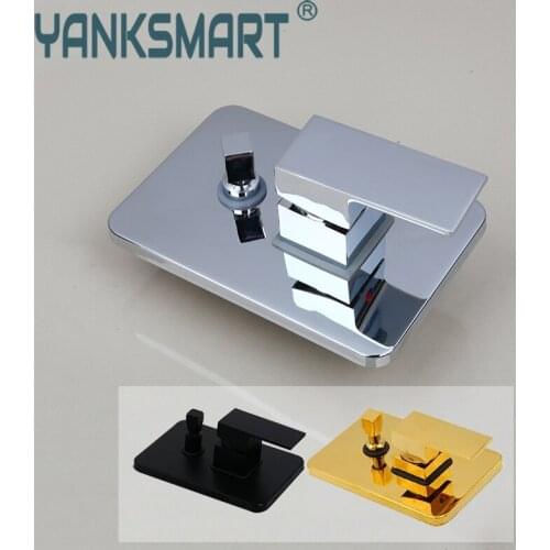 Shower Mixer Valve Brass Bathroom Hot Cold Mixer Valve Wall Mounted Water Control Valve Single Lever Control Handle 3-Colors