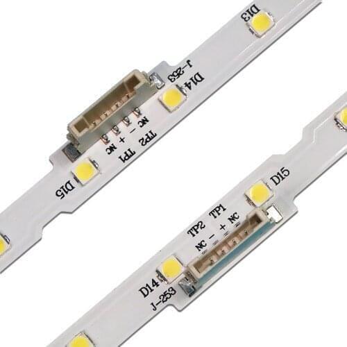 New 100 PCS/lot 28LED LED backlight strip for Samsung UE43NU7100U AOT_43_NU7100F UE43NU7120U UE43NU7170U BN96-45954A UE43NU7100