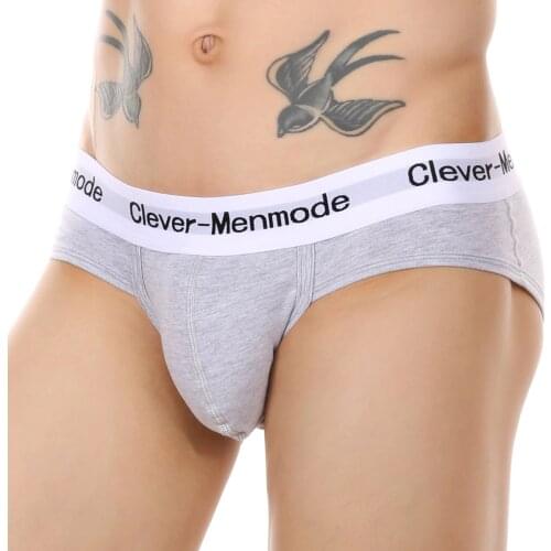 Panties Men Sexy Briefs Cotton Underwear Man Bulge Penis Pouch Underpants Breathable Costume Lingerie Cueca hombre Male