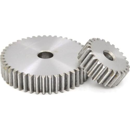 1Pcs 120 Tooth Mod 1 Spur Gear Thick 10mm 45# Carbon Steel Metal Transmission Pinion Gear