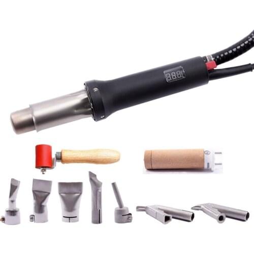 110V/220V 1600w With digital display plastic hot air welding torch blower can be separated