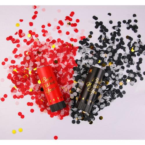 5pcs Paper Confetti Cannons Poppers Biodegradable Wedding Decoration Holding Small Firework Baby Shower Birthday Party Supplies