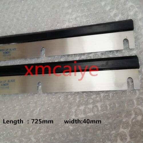 8 pieces Komori Wash up blades Lithrone26 L725 W40MM 6holes