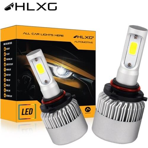 Hlxg stock brazil Turbo H4 LED H7 H11 H8 HB4 H1 super small led bulbs 9005 HB3 9006 HB4 Auto S2 Car Headlight Bulbs fog lights