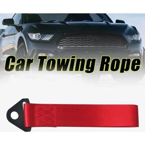 Automobile Personalized Tow Rope Decorative Trailer With Triangle Plate General Purpose Automobile Universal Tow Rope Screw