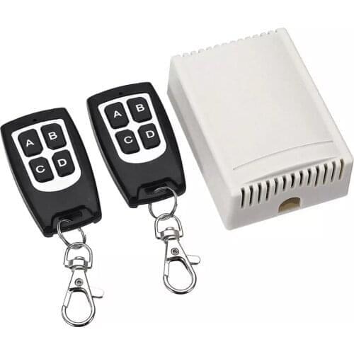 12V 4CH Channel 433Mhz Wireless Remote Control Switch With 2 Transmitter