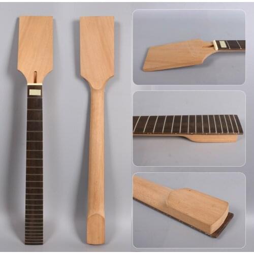 DP19 Mahogany made Electric Guitar Neck 24 Fret 25.5 INCH ebony Fretboard Unfinished #L3