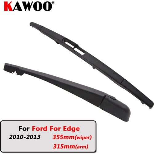 KAWOO Car Rear Wiper Blades Back Window Wipers Arm For Ford For Edge Hatchback (2010-2013) 355mm Auto Windscreen Blade