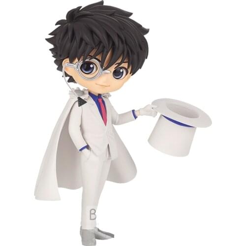 Pre-Sale Detective Conan Kid The Phantom Thief Anime Action Figures Hand-Made 15 Cm PVC Model Peripheral Toys Children Gifts