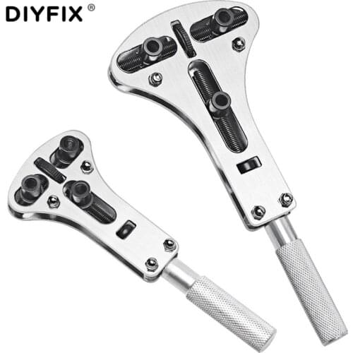 DIYFIX Adjustable Watch Repair Tool Three-claw Open Cover Watch Bottom Opener Bottom Cover Remover Back Cover Replace Repair kit