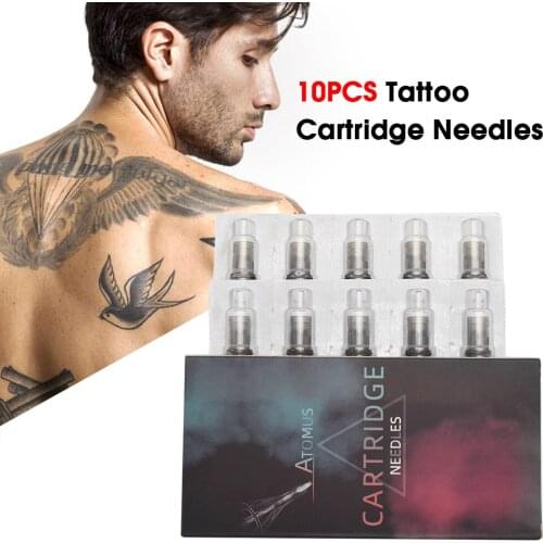 Muti Types 10PCS Tattoo Needle Cartridge Disposable Needles Cartridge Tattoo Needles Tattoo Gun Supplies Tattoo Accessories