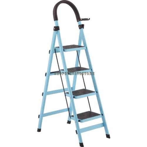 Ladder And Herringbone Household Folding 2 Meters Thick Decoration Indoor Small Multi-functional Telescopic Pedal Family