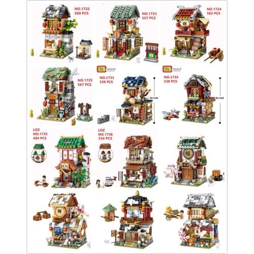 LOZ Mini Blocks City View Puzzle GIRLS Building Toys Boys GIFT Chinatown Store