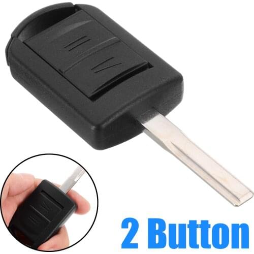 Mayitr 1pc 2 Button Remote Key Fob Case Dedicated Replacement Cay Key Cover Shell for Opel Corsa Agila ​Meriva Combo
