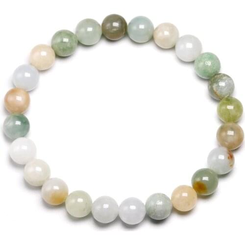 Natural Genuine AAA Myanmar Emerald Bracelets Luck Amulet Jade Bracelet Bangles For Men and Women Gemstone Gift Jewelry