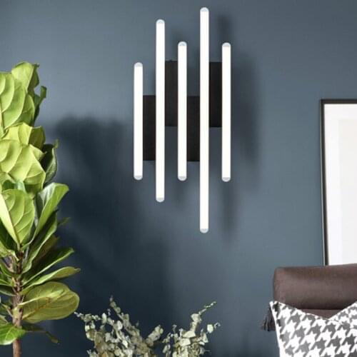 Nordic bedroom LED wall light creative living room aisle combination bedside lamp personality led background wall lamp LB032302