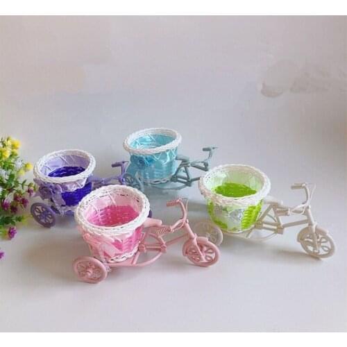 Plastic Rattan Tricycle Bonsai-Accessories Home-Decoration