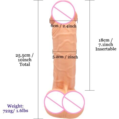 Realistic Penis Huge Dildos for Women Lesbian Toys Big Fake Dick Silicone Females Masturbation Sex Tool Dildo for Women