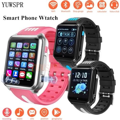 H1 4G Smart Phone Watch Dual Cameras Visit Internet Application Download GPS WIFI Location Play Music Video Student Smartwatch