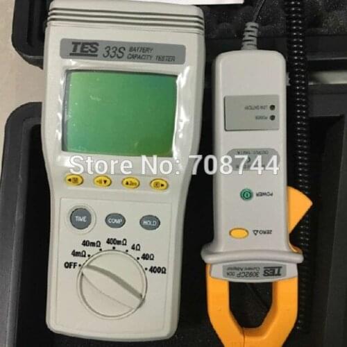 TES 33S Battery Capacity 0 to 1200AH RS232 PC Interface TES-33S Battery Capacity Tester Update from TES-33