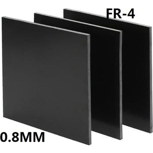 0.8mm thick black FR4 fiberglass sheet glass fibre plate GFRP GF board black epoxy plate FR-4 Insulation and anti-static sheet