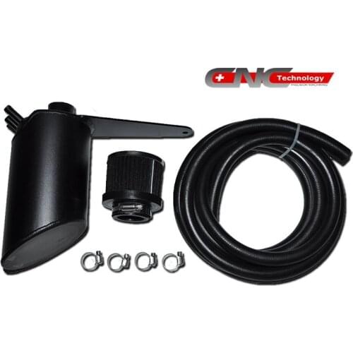 XR6_BK - Black FORD FALCON BA BF FG TERRITORY CATCH CAN BREATHER TANK XR6 TURBO + 3M HOSE KIT