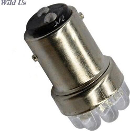 1Pcs Practical Replacement Car Stop Tail Bulb Lamps G18 1157 9 LED White Car LED Lights Car