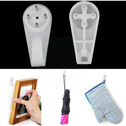 10PCS White Painting Photo Plastic Invisibl Nail Plastic Picture Hanging Home Mount Nail Decor Hooks Seamless Hanger Wall F S7U6
