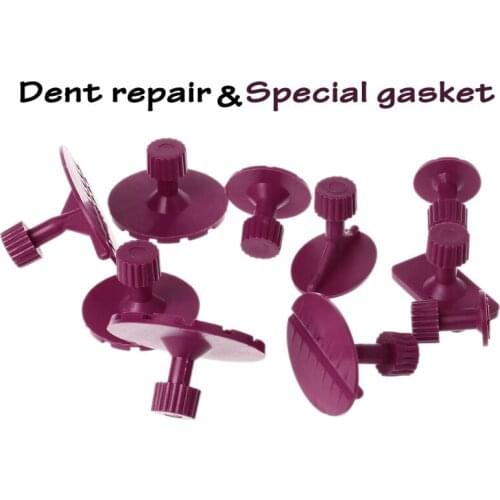 10pcs PDR Dent Puller Glue Pulling Tabs Paintless Removal Body Repair Tools Kit J60F