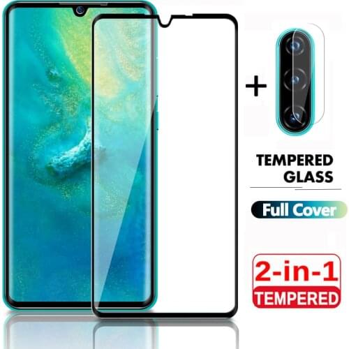 2-in-1 Screen Protector On For Huawei Mate 20 Lite P Smart 2019 Lens Film For Mate 20lite P Smart2019 Protective Tempered Glass
