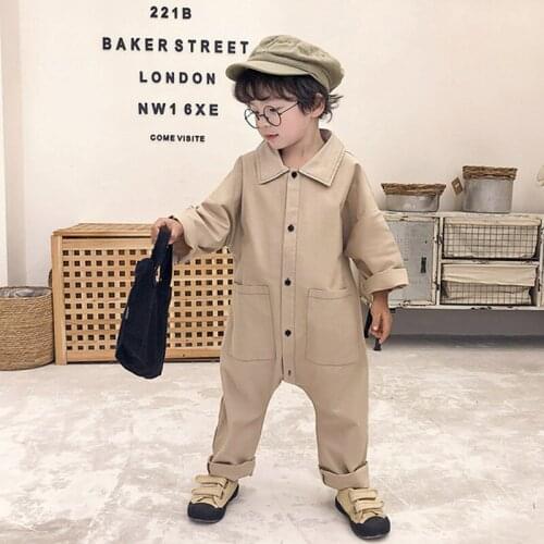 2021 Baby girl outfit Spring and Autumn Infant cowboy coverall Baby Rompers For Baby Girls Jumpsuit Newborn Baby Boys Clothes