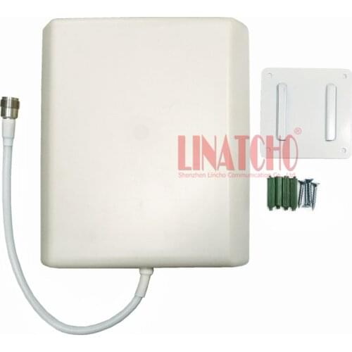 Directional panel antenna 9dBi 800-2500MHz multi band GSM 3G WIFI 1800mhz cell phone booster flat antenna