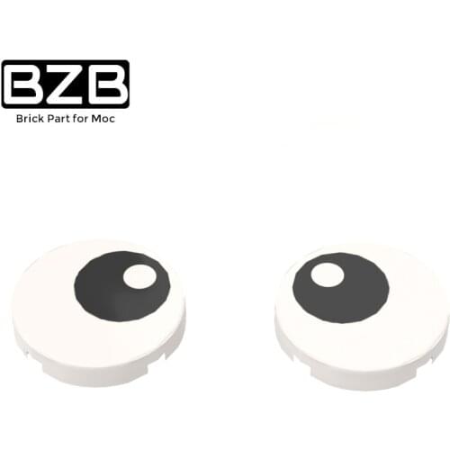 Buildmoc Bricks 14769 pr1003 sticker (big eyes pattern, 2x2) ldd14769 Building Blocks Parts Construction Christmas Gift Toy