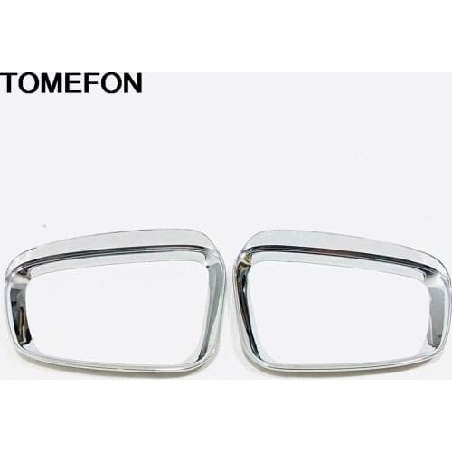 TOMEFON For BMW 3 Series 2019 2020 Door Rear View Mirror Eyebrow Rain Snow Shield Sun Visor Cover Trim Exterior Accessories ABS