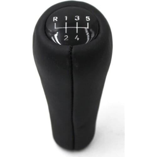 For BMW 1 3 5 6 Series 5 6 speed Black Genuine Leather Car Gear Shift Knob for BMW E30 E34 E36 E39 E46 E60 E63 E90 Automatic