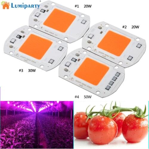 Full Spectrum COB LED Plant Grow Chip Phyto Light 20W 30W 50W led Diode Grow lamp fitolampy For Seedling Veg Indoor hydroponics