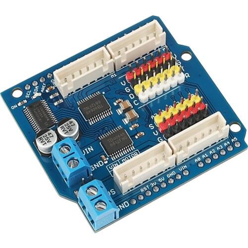 I2C control 4-way motor driver 4-motor control wheat wheel chassis motor drive pca9685 expansion