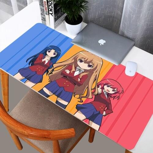 Anime Toradora 2mm Thickness Mtas Gaming Mouse Pad Large Rubber Mousepad Keyboard Mice Mat Home Office Decoration Desk Mat