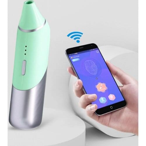 AI Visible Face Nose Blackhead Remover 2 megapixel Camera Vacuum Suction LED Display Visual Deep Cleaner Facial Skin Care Tool