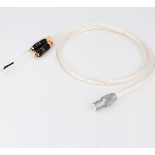 Preffair ZS01 ODIN Tonarm Cable 5 Pin DIN & RCA Phono Turntables Analog Cable