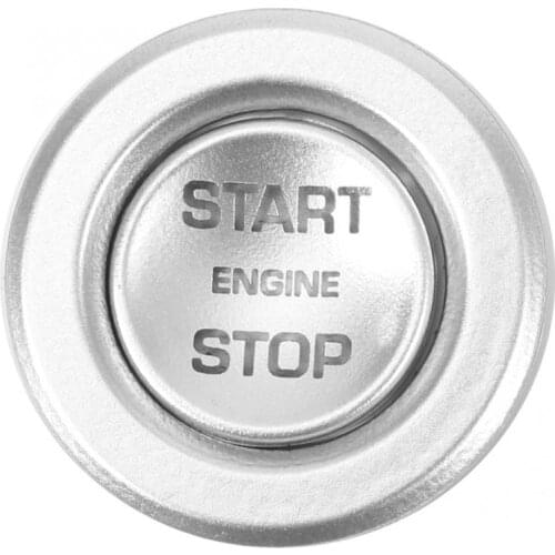 2PCS Engine Ignition Start Button Decoration Ring Frame Cover for Landrover EVOQUE 2020 car styling accessories