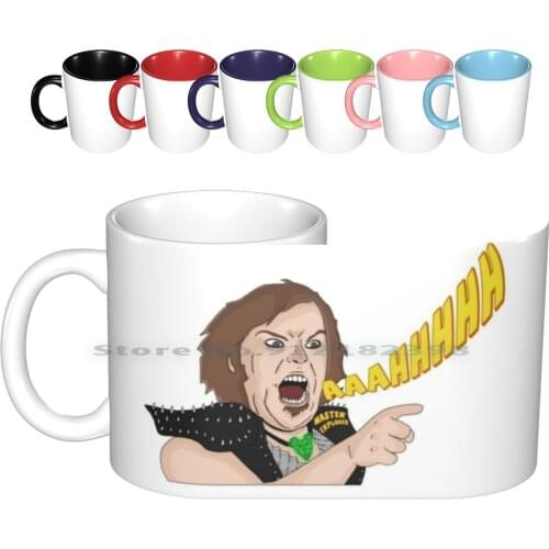 Master Exploder Ceramic Mugs Coffee Cups Milk Tea Mug Tenacious D Music Jack Black School Of Film Movies Comedy Humor Album