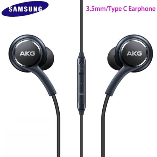 Samsung AKG Earphones EO IG955 3.5mm/Type C In-ear Wired Mic Volume Control Headset For Galaxy S21 S20 S10 S9 Note 10 Plus S20FE