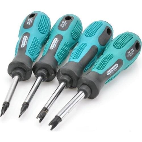 New 4pcs U-type Bit Screwdriver Sets CR-V Magnetic Home Appliances Repair Hand Tool Set Wire patch panel