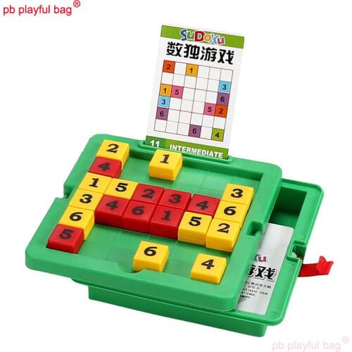 PB Playful bag Children Puzzle primary Sudoku game chess Montessori Toys Classic Educational Board Game Reasoning Training UG32