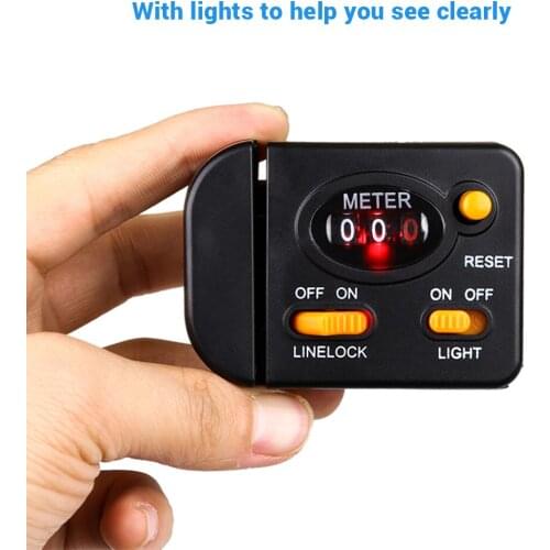 Pesca Fishing Line Length Counter Full-featured Equipped With Light Professional Fishing Tackle Tool Braided Fishing Line