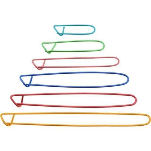 2/6PCS One Set Aluminum Knitting Needles Clip Craft Stitch Holders Safety Pins Crochet Hooks Locking Weaving Sewing Tools