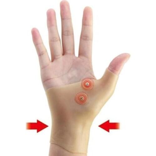 Tenosynovitis Sprain Magnetic Therapy Wrist Hand Support Silicone Sleeve Glove Wrist Glove Pain Relief Wrist Support Braces
