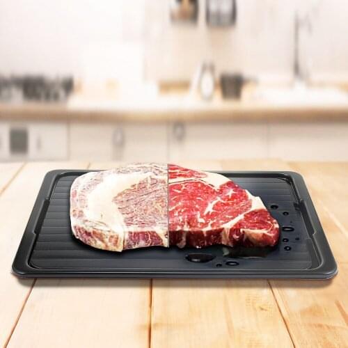 Magic Defrost Tray Metal Plate Household Metal Thawing Plate Defrosting Tray Plate Chopping Board Home Quick Thaw Kitchen Tool