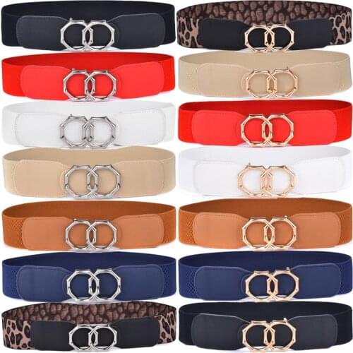 Womens Elastic Stretch Belts Skirt Down Jacket Belts for Ladies 14 Colors Clinch Belt womon